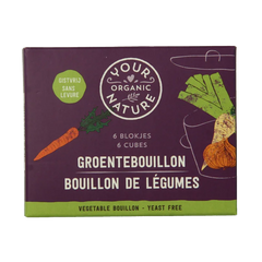 Your Organic Nature Groentebouillonblokjes helder bio 6 Stuks