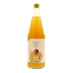 Luna E Terra Appelsap natuurtroebel bio dem 1.00 Liter