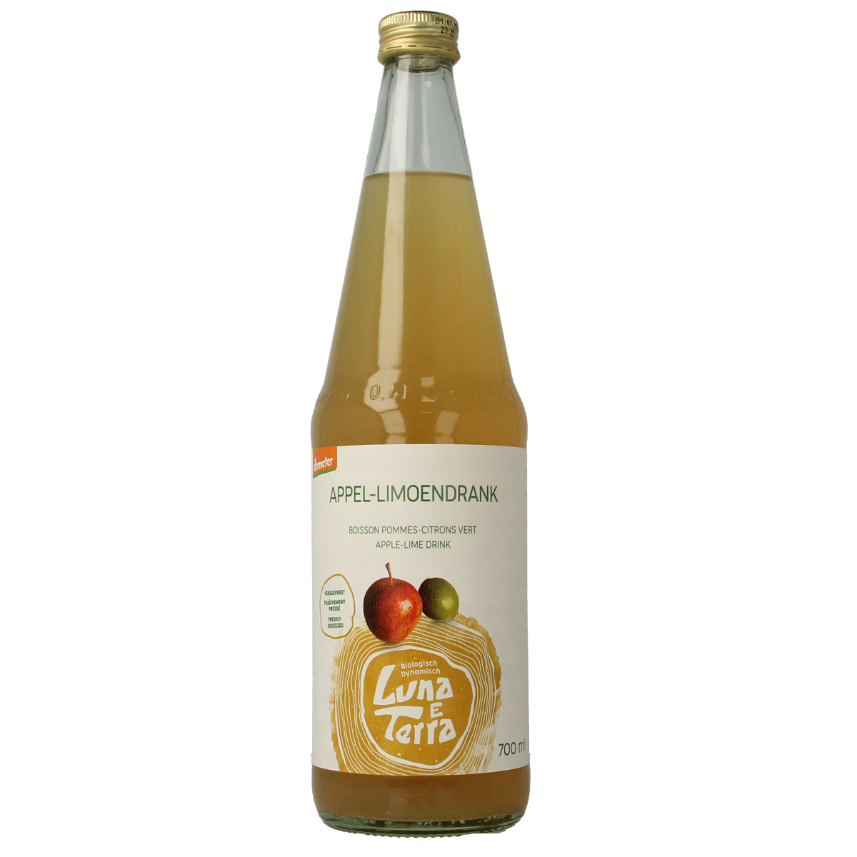 Luna E Terra Appel-limoendrank demeter bio 700.00 Milliliter