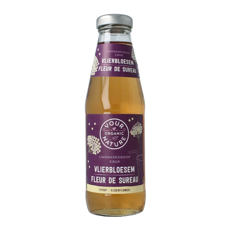 Your Organic Nature Limonadesiroop vlierbloesem bio 500 Milliliter
