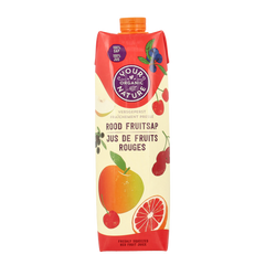 Your Organic Nature Rood fruit sap bio 1.00 Liter