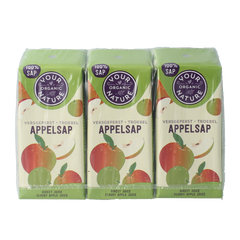 Your Organic Nature Appelsap 200ml bio 6.00 Stuks