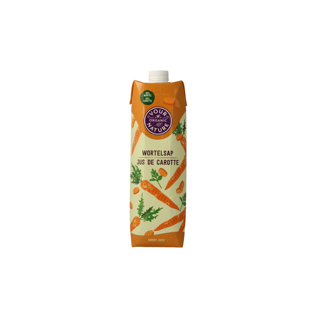 Your Organic Nature Wortelsap bio 1.00 Liter