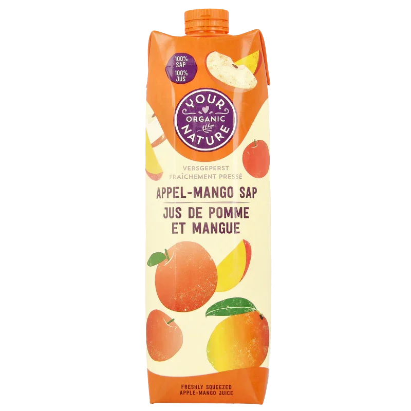 Your Organic Nature Appel mango sap bio 1 Liter