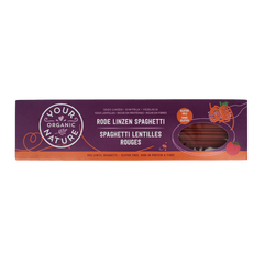 Your Organic Nature Spaghetti rode linzen bio 250 Gram