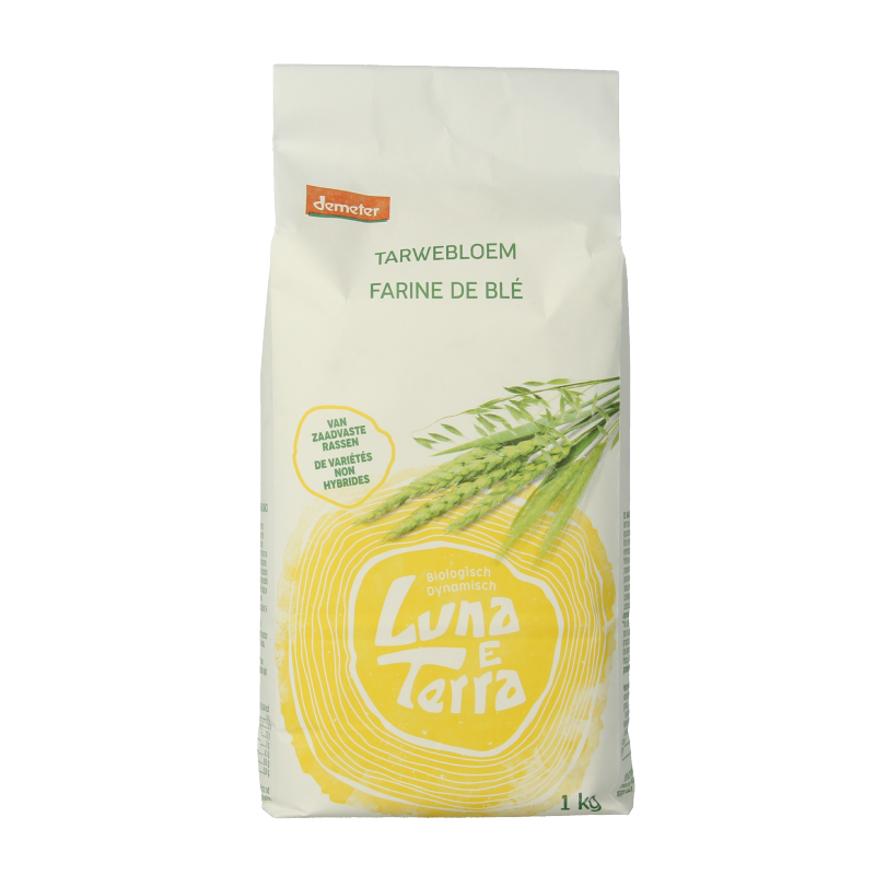 Luna E Terra Tarwebloem demeter bio 1 Kilogram