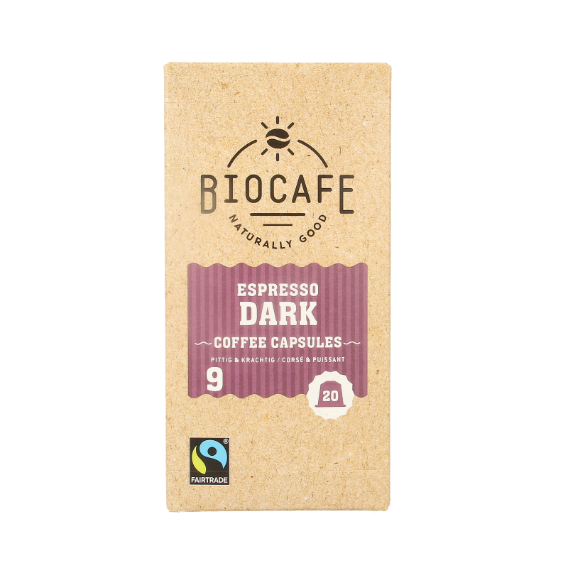 Biocafe Espresso capsules bio 20 Stuks