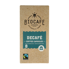Biocafe Decafe capsules bio 20.00 Stuks