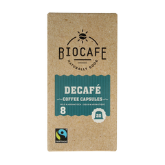 Biocafe Decafe capsules bio 20 Stuks