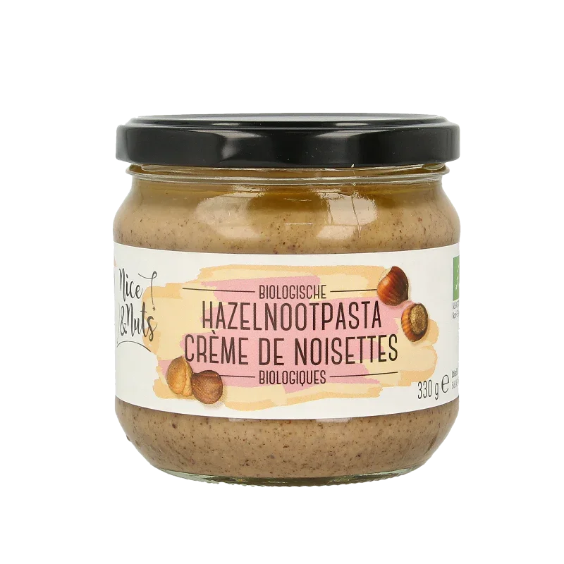 Nice & Nuts Hazelnootpasta bio 330 Gram
