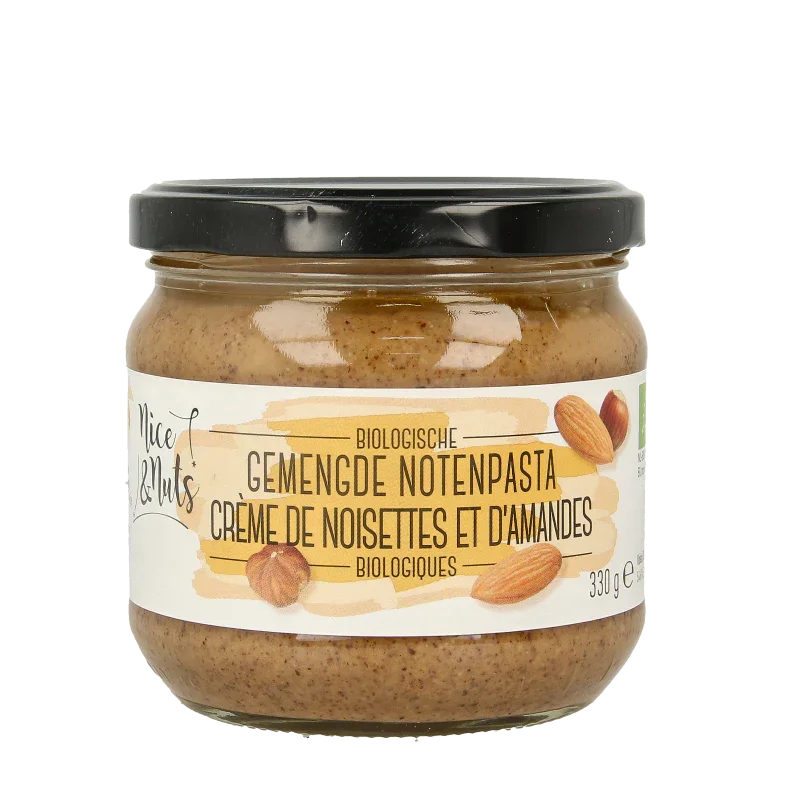 Nice & Nuts Notenpasta gemengd bio 330 Gram