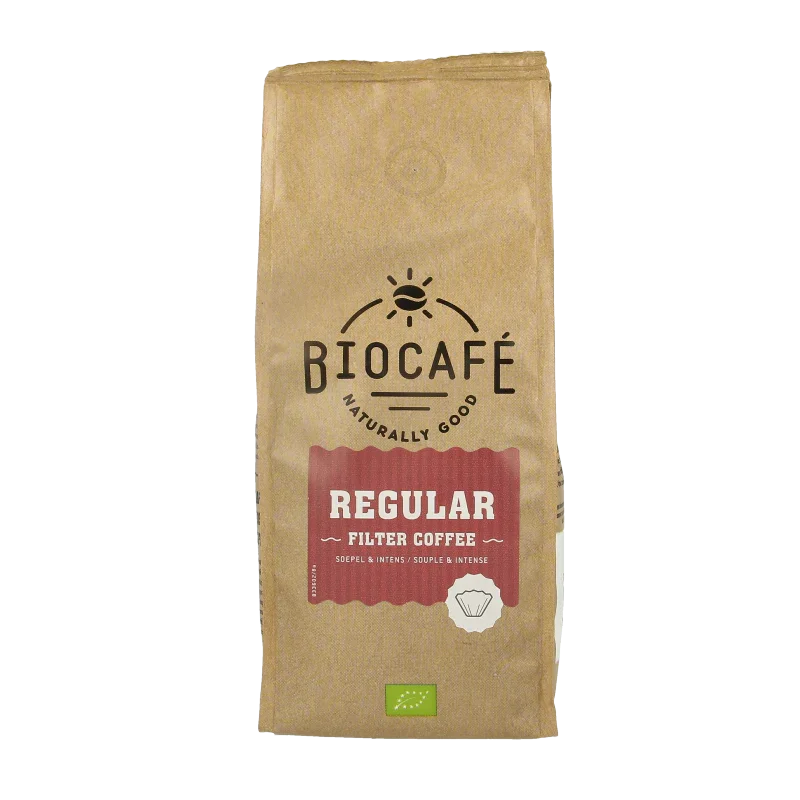 Biocafe Filterkoffie regular bio 250 Gram