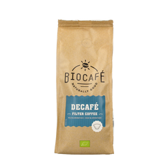 Biocafe Filterkoffie cafeinevrij/decaf bio 250 Gram