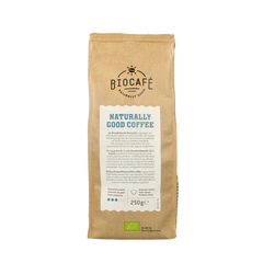 Biocafe Filterkoffie cafeinevrij/decaf bio 250 Gram
