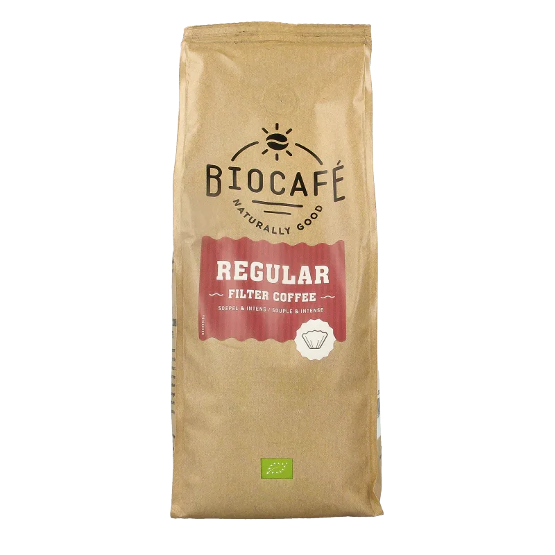 Biocafe Flilter koffie regular bio 500.00 Gram