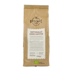 Biocafe Filterkoffie espresso dark roast bio 250 Gram