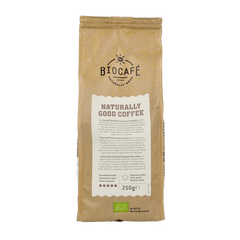 Biocafe Filterkoffie espresso dark roast bio 250 Gram