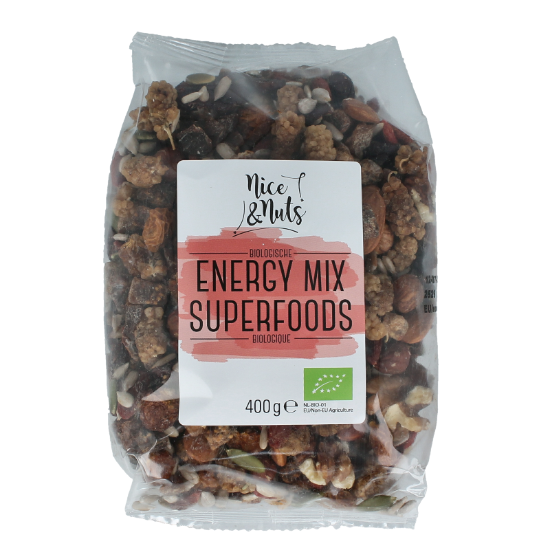 Nice & Nuts Energy mix superfoods bio 400 Gram