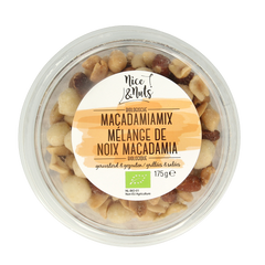 Nice & Nuts Macadamia mix met zeezout geroosterd bio 175.00 Gram