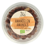 Nice & Nuts Amandelen bruin gezouten geroosterd bio 160 Gram