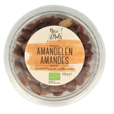 Nice & Nuts Amandelen bruin gezouten geroosterd bio 160 Gram
