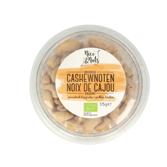 Nice & Nuts Cashewnoten met zeezout geroosterd bio 175 Gram