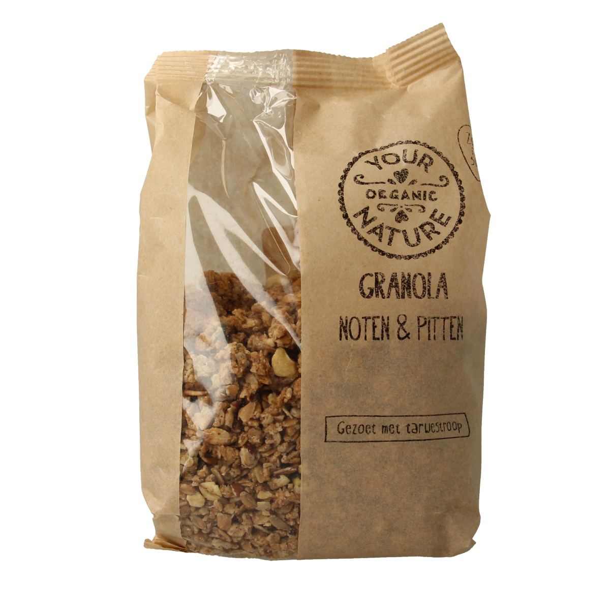 Your Organic Nature Granola noten en pitten bio 375.00 Gram