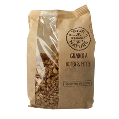 Your Organic Nature Granola noten en pitten bio 375.00 Gram