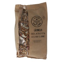 Your Organic Nature Granola kokos noot pit bio 375.00 Gram
