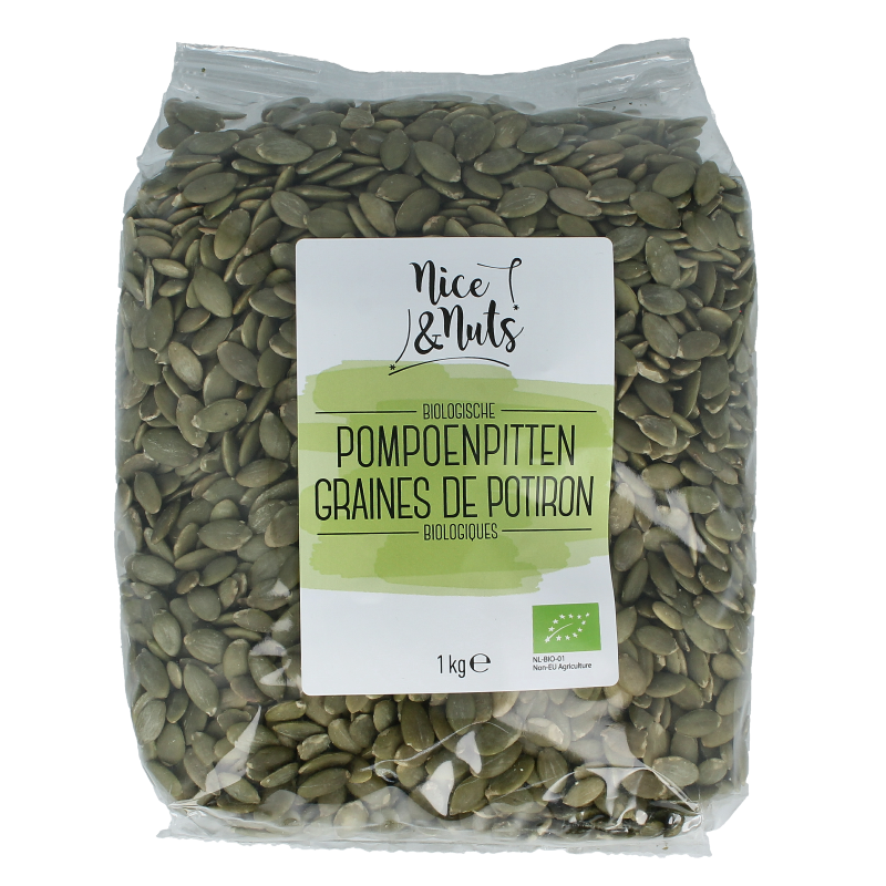 Nice & Nuts Pompoenpitten bio 1 Kilogram
