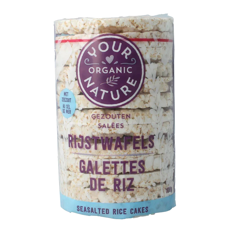 Your Organic Nature Rijstwafels gezouten bio 100 Gram