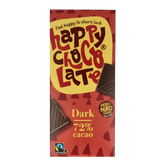 Happy Chocolate Puur 72% bio 85 Gram