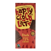 Happy Chocolate Puur 72% bio 85.00 Gram