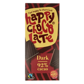 Happy Chocolate Puur 92% bio 85 Gram