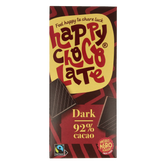 Happy Chocolate Puur 92% bio 85 Gram