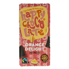 Happy Chocolate Puur sinaasappel bio 100 Gram
