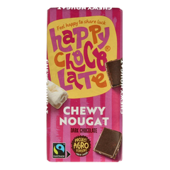Happy Chocolate Puur nougat bio 100 Gram