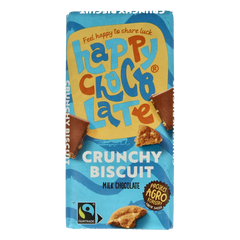 Happy Chocolate Melk biscuit bio 100 Gram