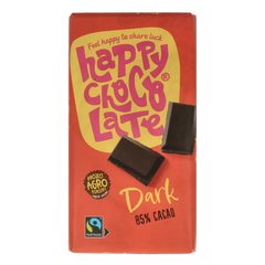 Happy Chocolate Dark 85% bio 200 Gram