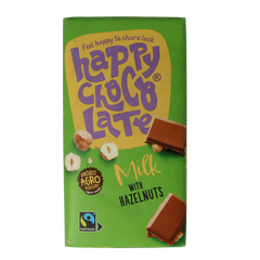 Happy Chocolate Milk hazelnut bio 200.00 Gram
