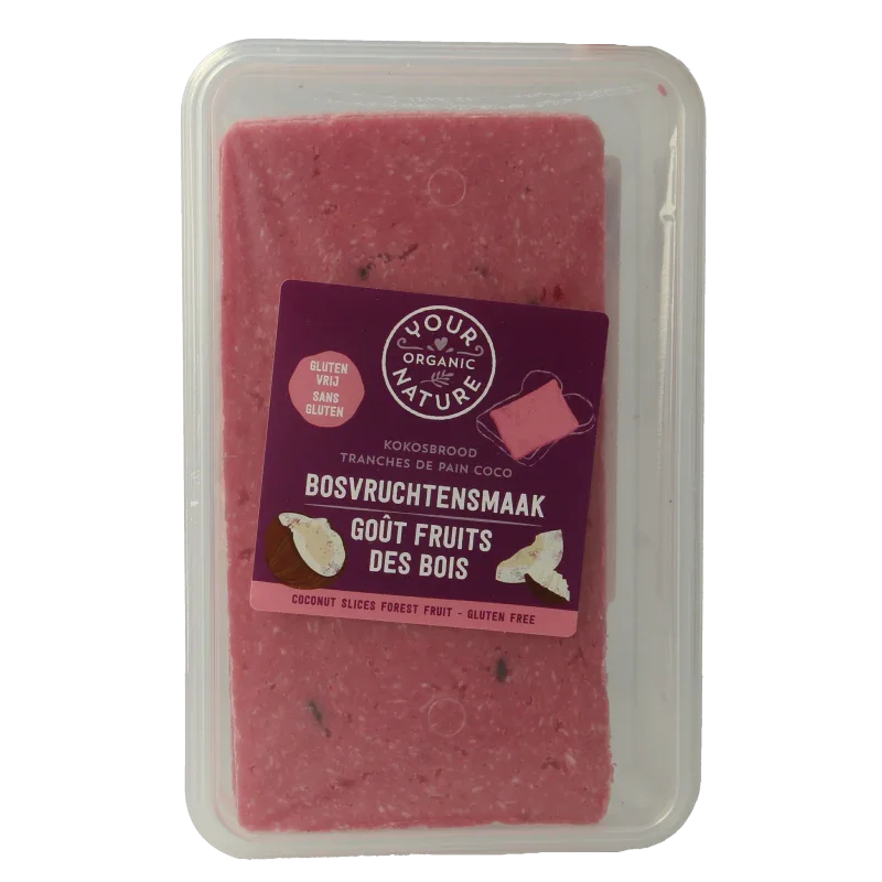 Your Organic Nature Kokosbrood bosvruchten bio 225 Gram