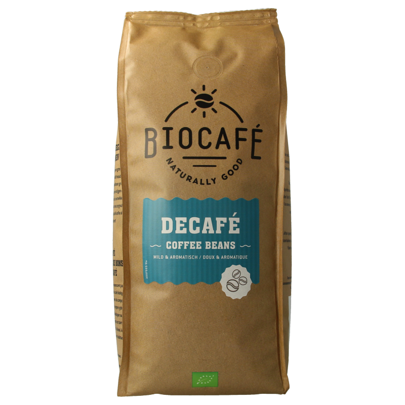 Biocafe Koffiebonen decafe bio 500 Gram
