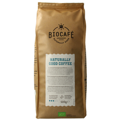 Biocafe Koffiebonen decafe bio 500.00 Gram