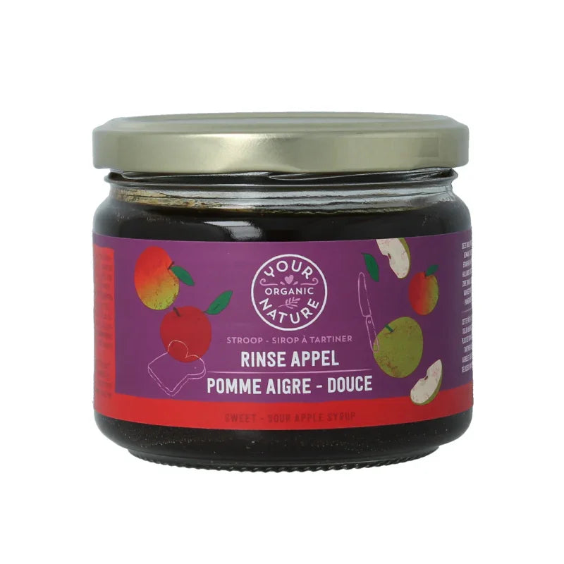Your Organic Nature Stroop rinse appel bio 330 Gram
