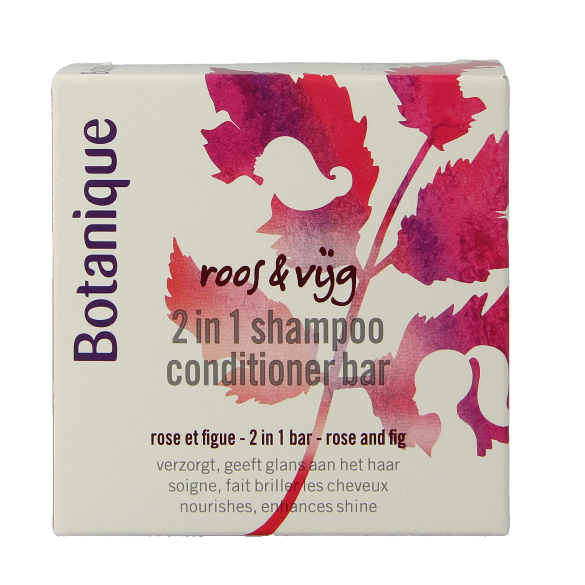 Botanique 2-in-1 Shampoo conditioner bar roos & vijg 100.00 Gram