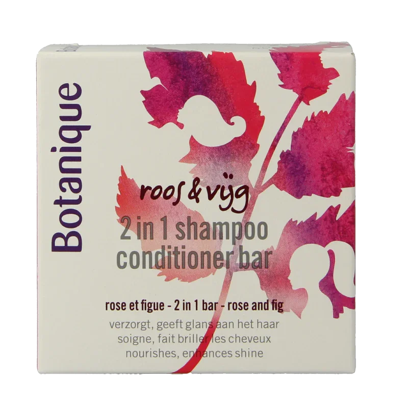 Botanique 2-in-1 Shampoo conditioner bar roos & vijg 100 Gram