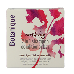 Botanique 2-in-1 Shampoo conditioner bar roos & vijg 100 Gram