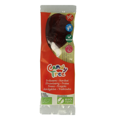 Candy Tree Aardbei lollie bio 1.00 Stuks