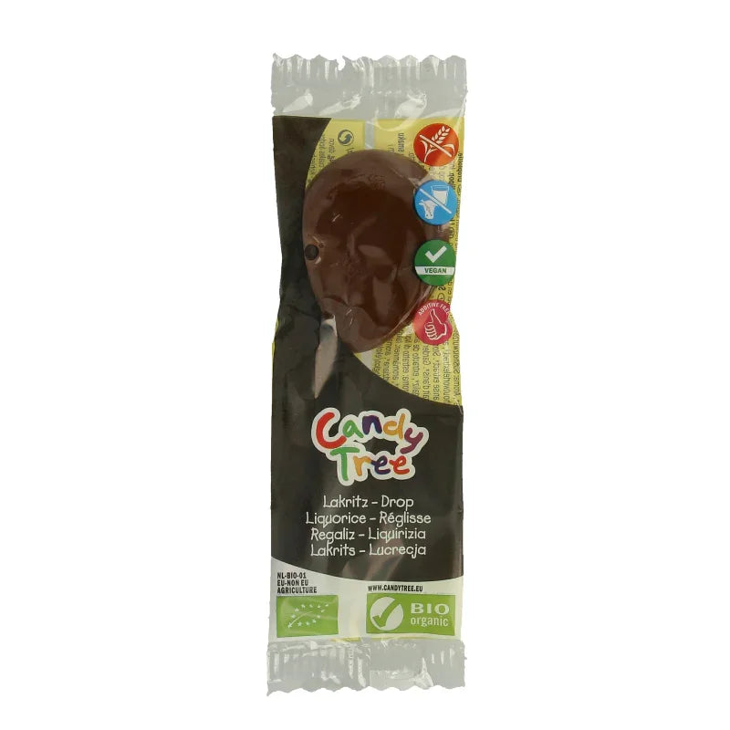 Candy Tree Drop lollie bio 1 Stuks