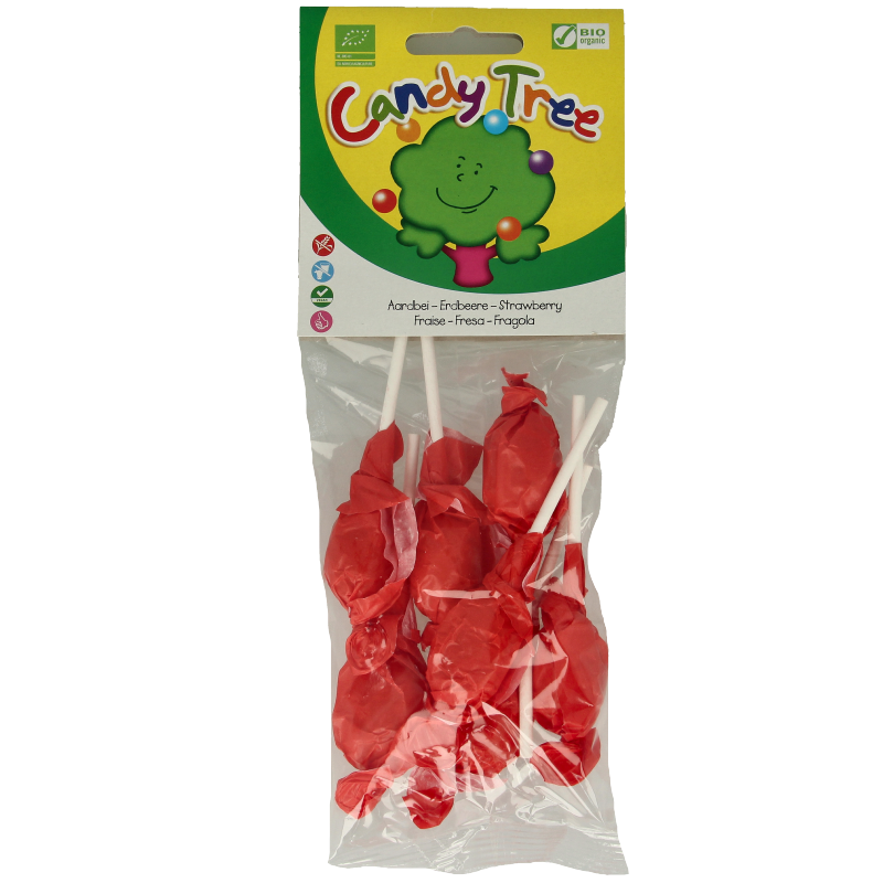 Candy Tree Aardbeiknotsen bio 7.00 Stuks
